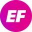 Logo and trademark of EF Education First (website icon of EF SET). Source: efset.org, retrieved 2026-10-11. EF logo
